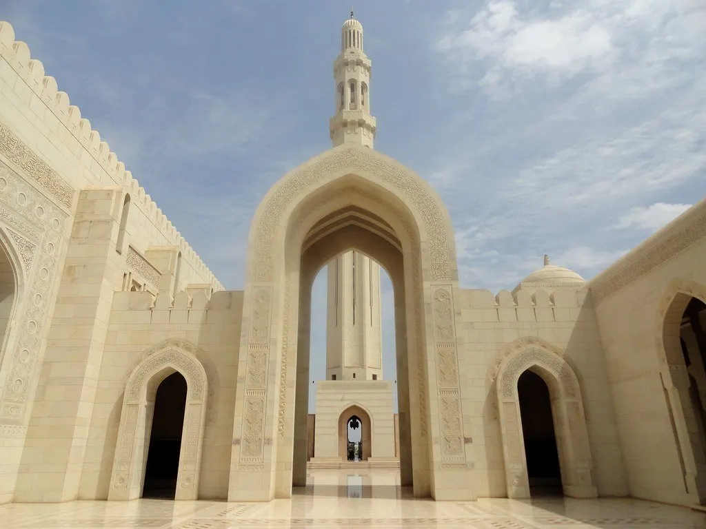 Sultan Qaboos Grand Mosque in Muscat